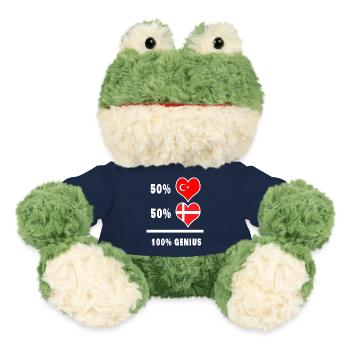 Le Danemark et la Turquie ingénieux / cadeau - Grenouille Torge MiniFeet® - bleu marine - Devant