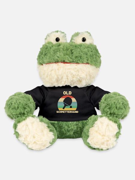 Old Schmetterhand Tischtennis Geschenk - MiniFeet® Frosch Torge - Schwarz