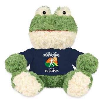 Tant qu'il y a des Agriculteurs il y a de l'Espoir - Grenouille Torge MiniFeet® - bleu marine - Devant