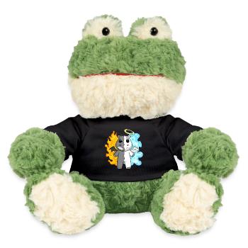 Hippopotamus - Angel and Devil - MiniFeet® Frog Torge - black - Front