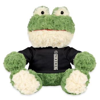 Geocaching Geocacher Geocache - MiniFeet® Frosch Torge - Schwarz - Vorne