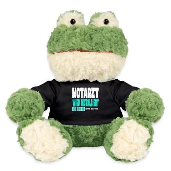 Notarzt wird installiert - MiniFeet® Frosch Torge - Schwarz - Vorne