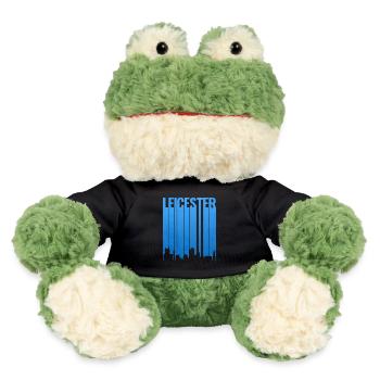 Leicester Skyline Blue Gradient - MiniFeet® Frog Torge - black - Front
