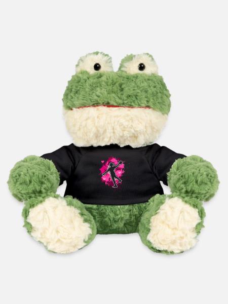 Handball Handballerin Frauen Handball - MiniFeet® Frosch Torge - Schwarz