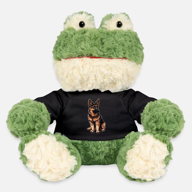 Deutscher Schäferhund Hund Malinois - MiniFeet® Frosch Torge - Schwarz