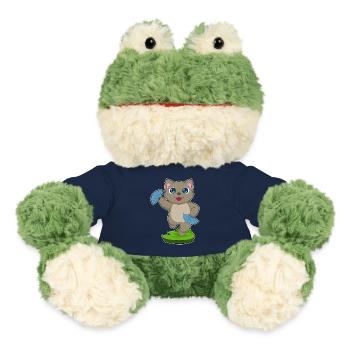 Cat Hand Fan - MiniFeet® Frog Torge - french navy - Front