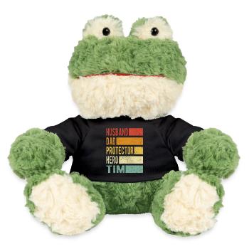 Tim Name Papa Geschenk - MiniFeet® Frosch Torge - Schwarz - Vorne