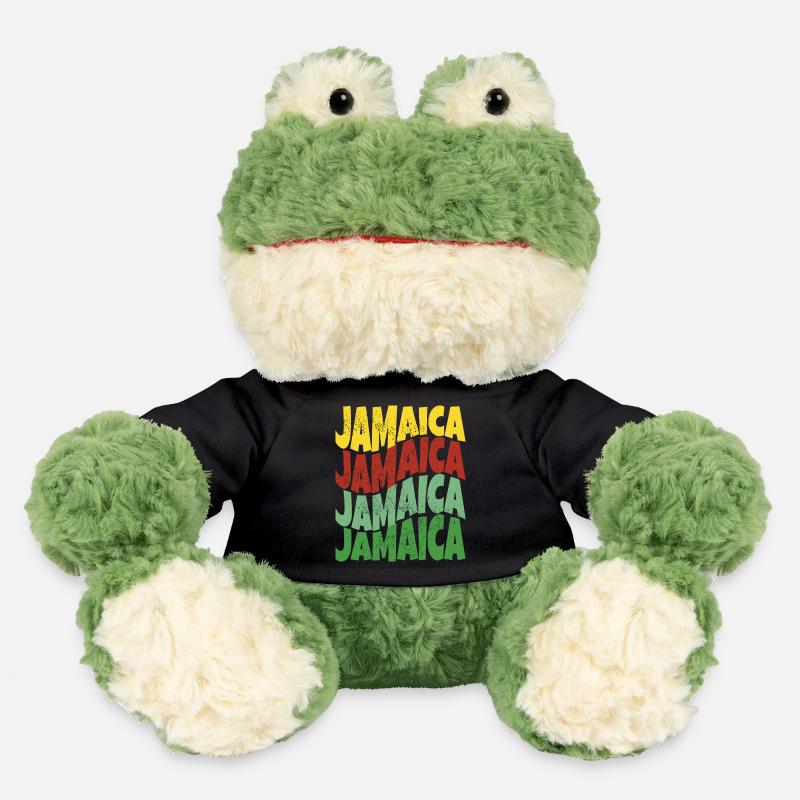 Nice souvenir gift idea from Jamaica - MiniFeet® Frog Torge - black
