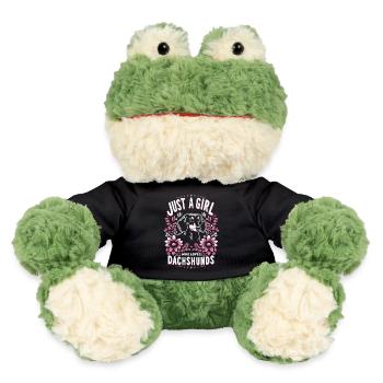 Dackel Hund - MiniFeet® Frosch Torge - Schwarz - Vorne