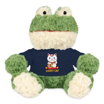 Maneki Neko Japan Glücksbringer - MiniFeet® Frosch Torge - French Navy - Vorne