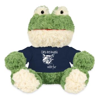 Les chats sont des anges - Grenouille Torge MiniFeet® - bleu marine - Devant