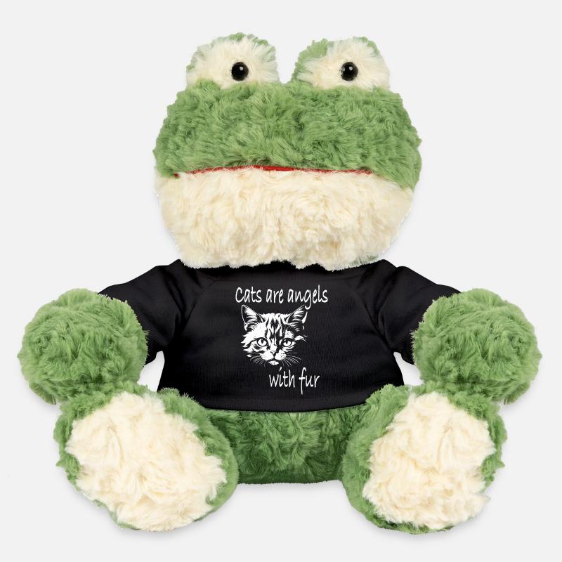 Les chats sont des anges - Grenouille Torge MiniFeet® - noir