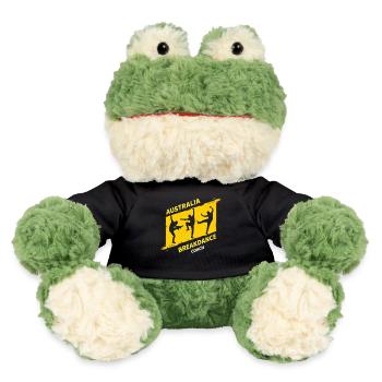 Breakdance Coach Motiv – Tänzer Outfit mit Stil - MiniFeet® Frosch Torge - Schwarz - Vorne