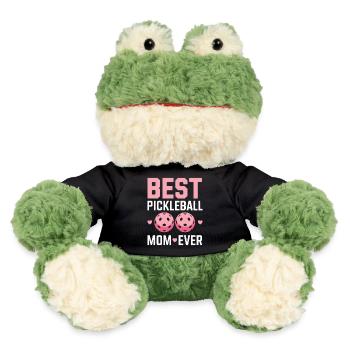 Pickleball Saying Mom Funny Pickleball Gift - MiniFeet® Frog Torge - black - Front