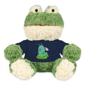 Raupe Bergarbeiter Spitzhacke Bergbau - MiniFeet® Frosch Torge - French Navy - Vorne