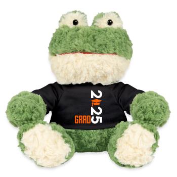 ABITUR 2025 ABI Geschafft Abiturient Lustiges - MiniFeet® Frosch Torge - Schwarz - Vorne