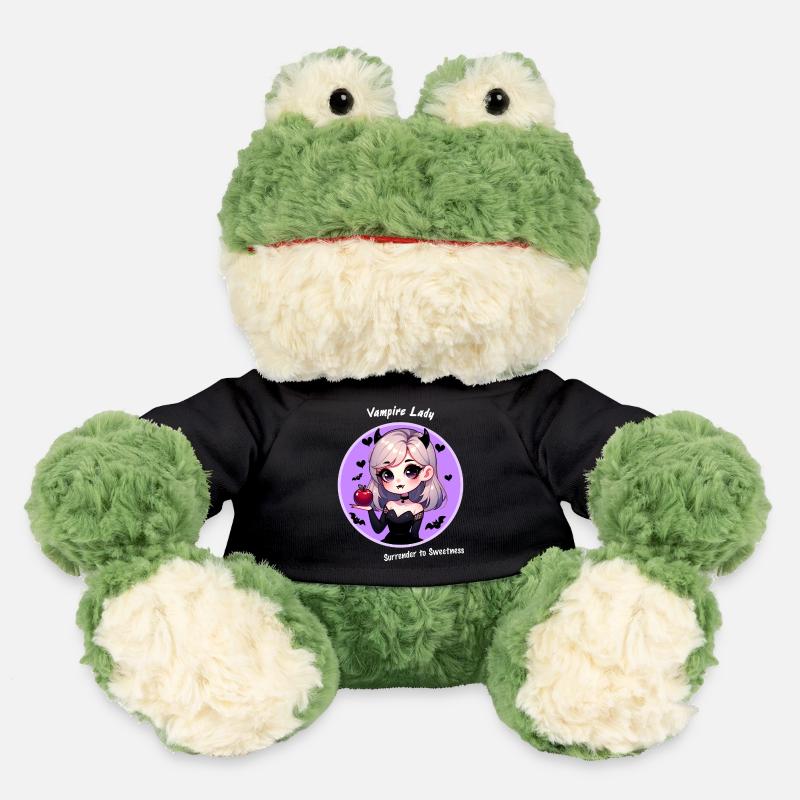 Cute Vampire Lady Kawaii Helloween Girl Devil - MiniFeet® Frog Torge - black
