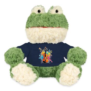 Vibrantes Violinenkunst Design - MiniFeet® Frosch Torge - French Navy - Vorne
