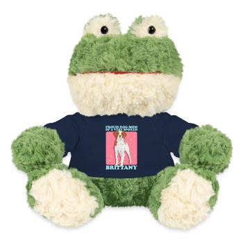 Brittany Mom Epagneul Breton Chien d’arrêt Cadeau - Grenouille Torge MiniFeet® - bleu marine - Devant