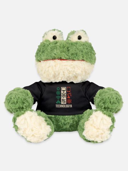 Futuristischer Tech-Schaltkreis, Technologia-lustiges Meme - MiniFeet® Frosch Torge - Schwarz