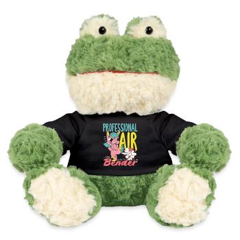 Public Fart Funny Inappropriate - MiniFeet® Frog Torge - black - Front