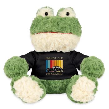 Humour sur les voitures classiques - Grenouille Torge MiniFeet® - noir - Devant