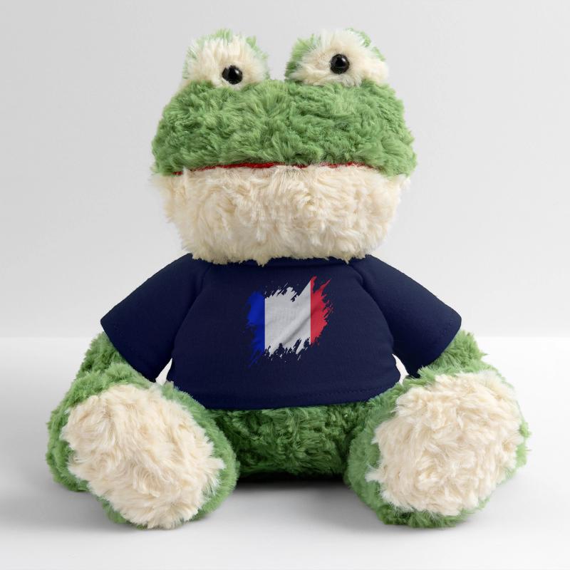 Drapeau français, style déchiré Grenouille Torge MiniFeet®