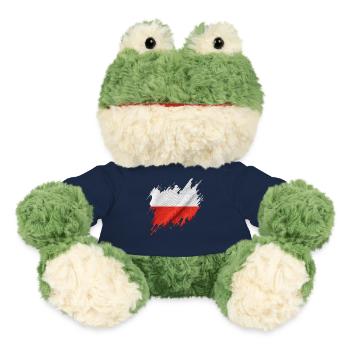 Flagge Polens, zerrissener Stil - MiniFeet® Frosch Torge - French Navy - Vorne