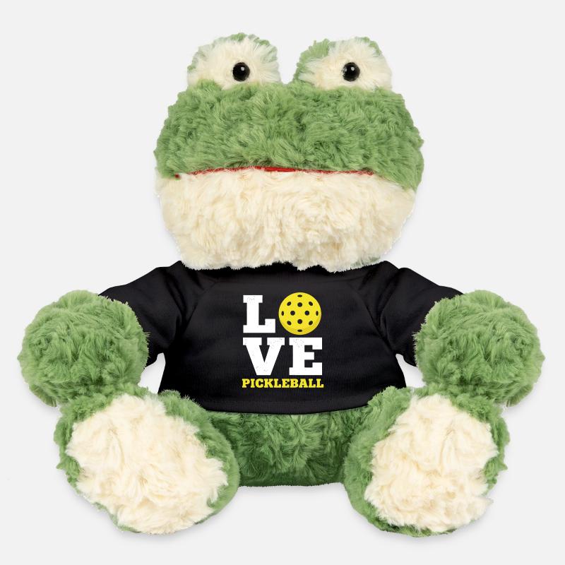 J’adore le pickleball - Paddle Sport Stressed - Grenouille Torge MiniFeet® - noir