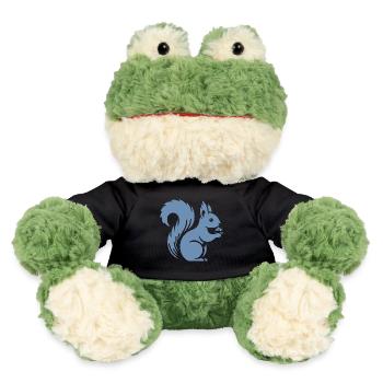 Silhouette d’écureuil minimaliste avec écrou - Grenouille Torge MiniFeet® - noir - Devant