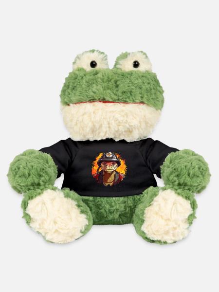 Pythons Feuerwehr / Feuerwehrmann Python - MiniFeet® Frosch Torge - Schwarz