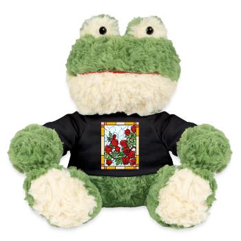 Stained Glass Roses - MiniFeet® Frog Torge - black - Front