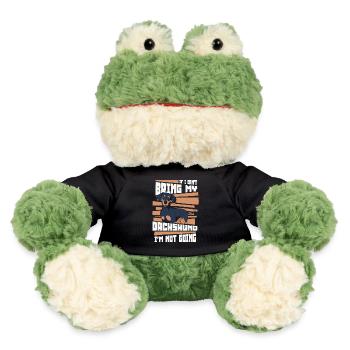Dackel Hund - MiniFeet® Frosch Torge - Schwarz - Vorne