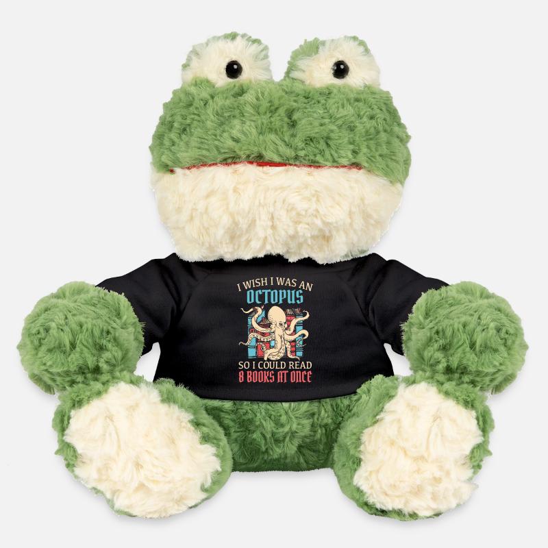 Octopus Kraken Cuttlefish Tier - MiniFeet® Frosch Torge - Schwarz