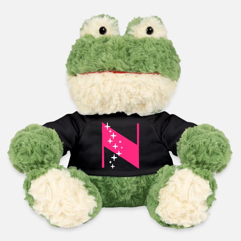 Buchstabe N Glitzer - MiniFeet® Frosch Torge - Schwarz