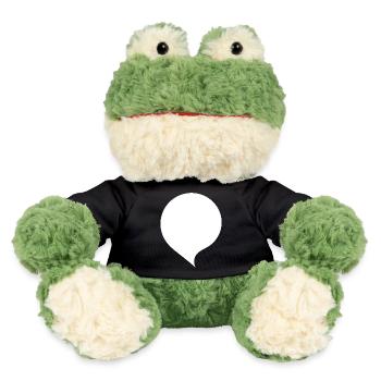 Sprechblase Comic selbst gestalten personalisieren - MiniFeet® Frosch Torge - Schwarz - Vorne