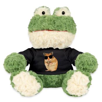 Hamster Menno mit Sonnebrille cool - MiniFeet® Frosch Torge - Schwarz - Vorne