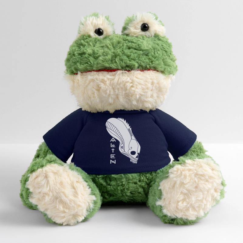 Crâne extraterrestre blanc Grenouille Torge MiniFeet®