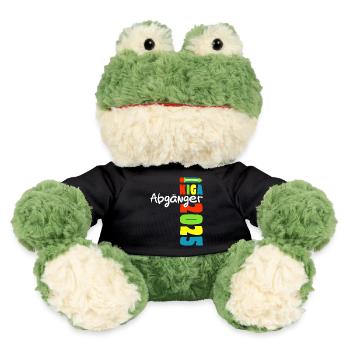 Kiga Abgänger 2025 - Kindergarten Abschied - MiniFeet® Frosch Torge - Schwarz - Vorne