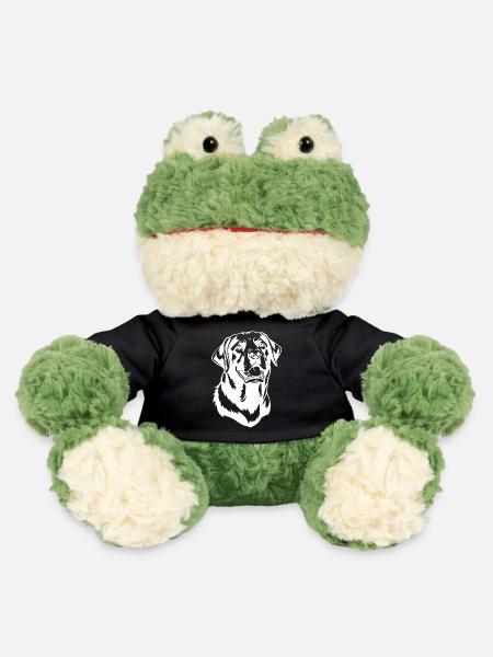 Chien tête de chien T-shirt cadeau - Grenouille Torge MiniFeet® - noir