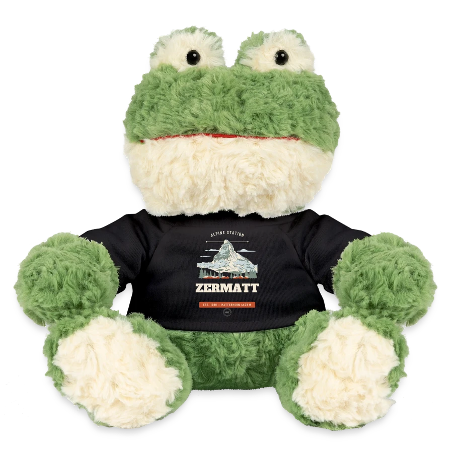 Zermatt badge on a minifeet® frog torge, black