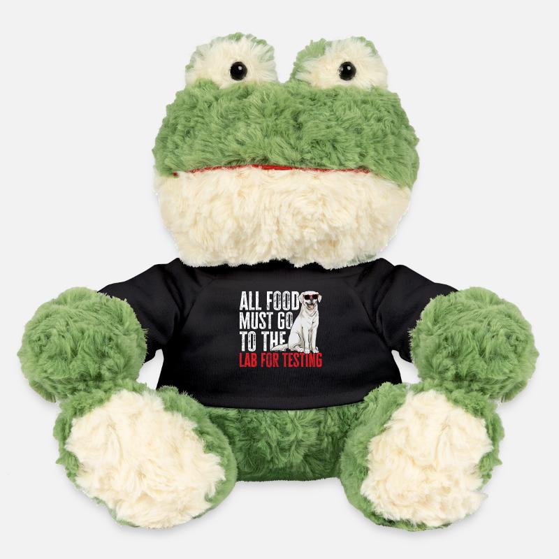 Labrador Retriever blanc Labrador Labrador blanc - Grenouille Torge MiniFeet® - noir