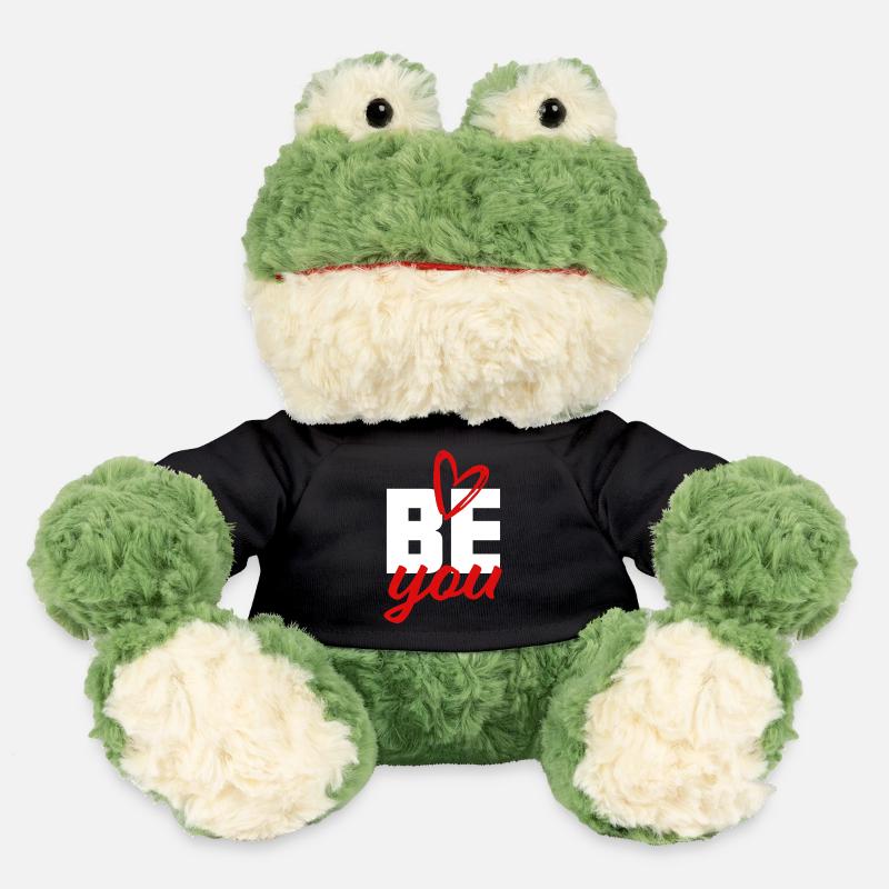 Be You - Self-Confidence, Courage, Giving Strength - MiniFeet® Frog Torge - black