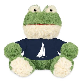 Voilier blanc sur les vagues - Grenouille Torge MiniFeet® - bleu marine - Devant