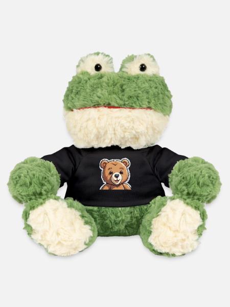 Fröhlicher Teddybär - MiniFeet® Frosch Torge - Schwarz