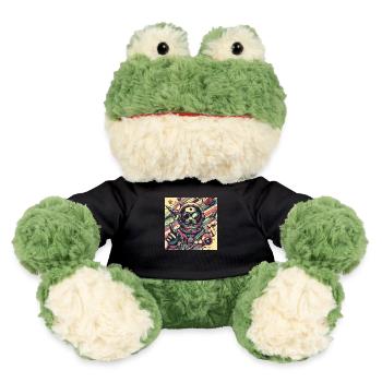 Retro-Weltraumreisender - MiniFeet® Frosch Torge - Schwarz - Vorne
