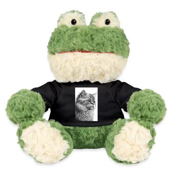 Katze Kätzchen Kater Tier Katzen Gezeichnet - MiniFeet® Frosch Torge - Schwarz - Vorne