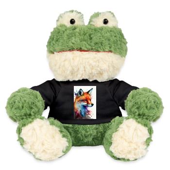 Fuchs Füchse Tier Animal Watercolor - MiniFeet® Frosch Torge - Schwarz - Vorne