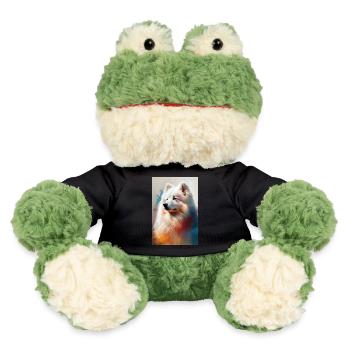 Samoyède Chien Pet Chiens Chien de Peinture Chien - Grenouille Torge MiniFeet® - noir - Devant