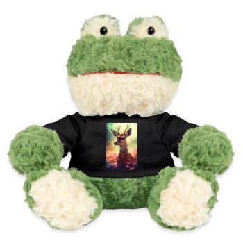 Reh Hirsch Jäger Tier Anime Animal - MiniFeet® Frosch Torge - Schwarz - Vorne